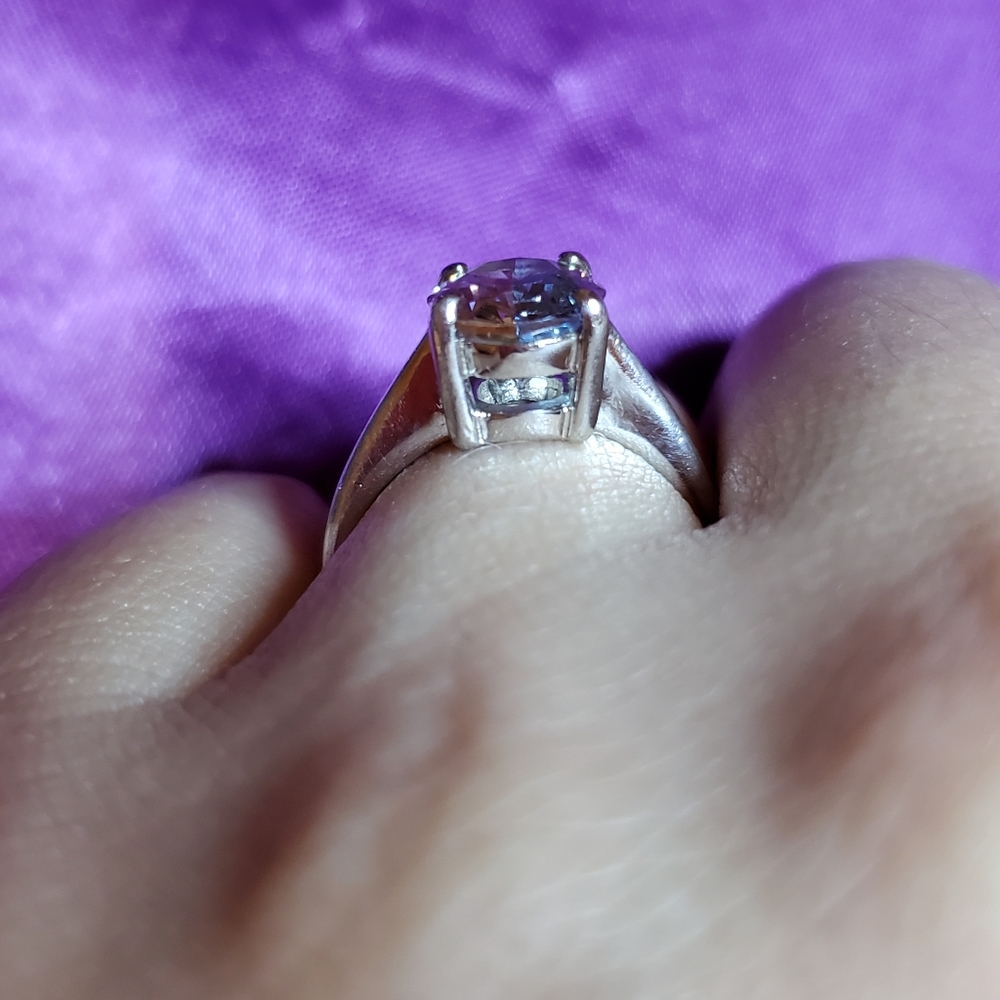 Rainbow Colored Sterling Silver Ring - image 5